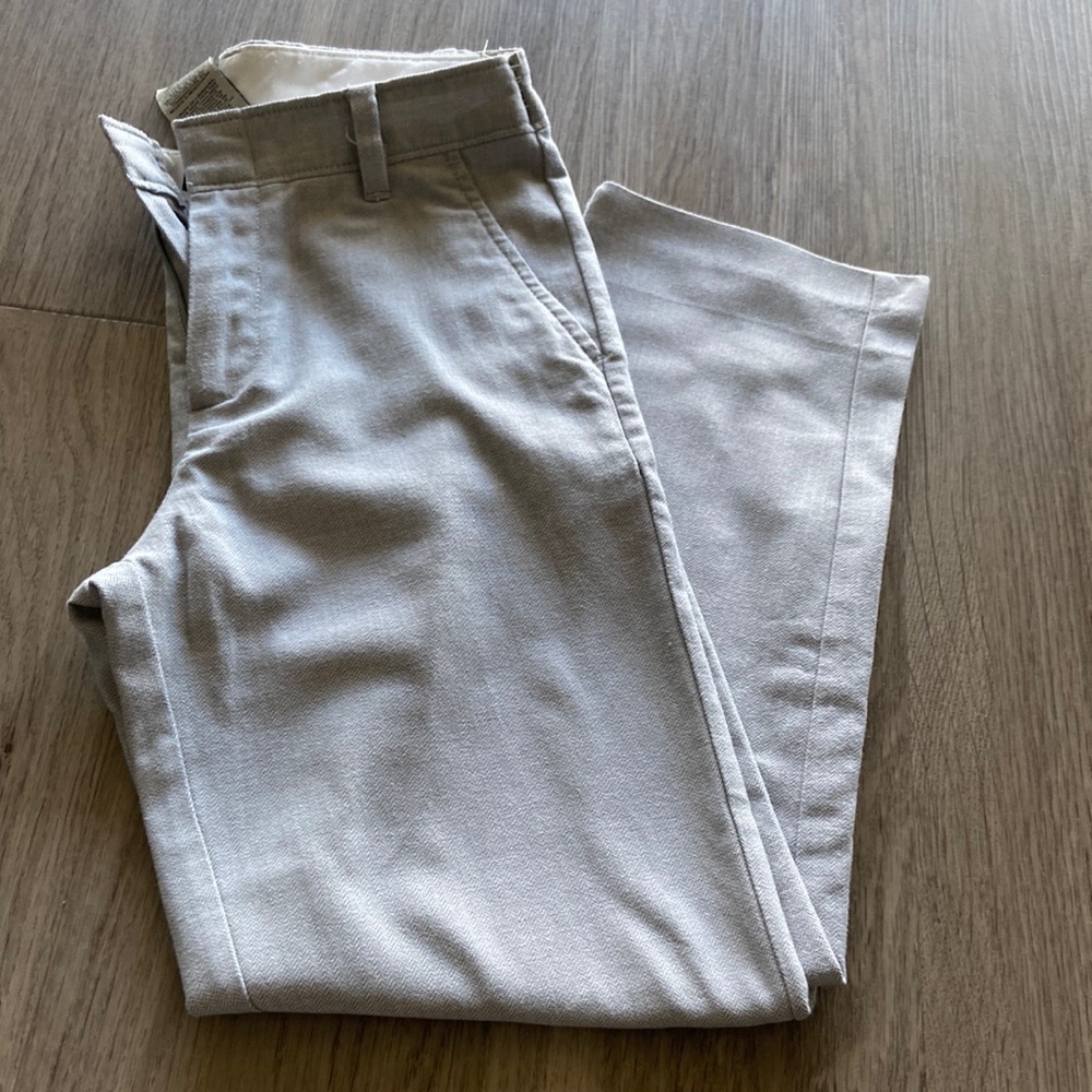 Kenneth Cole Boys Dress pants with button abs zipper in gray